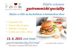 Gastronomický LOVE FOOD festival - Havlíčkův Brod